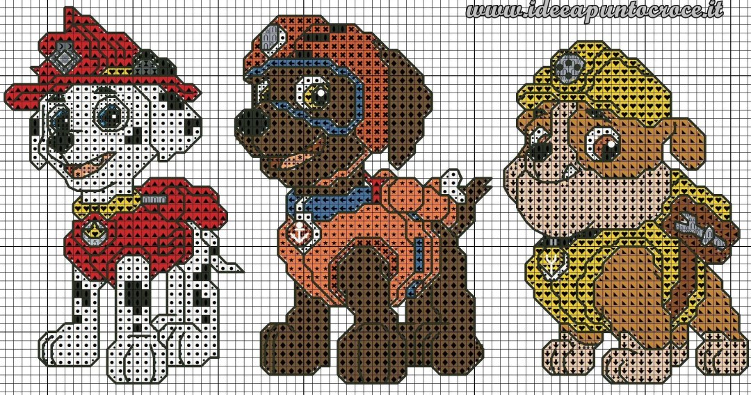 Patrulla de cachorros cruzados