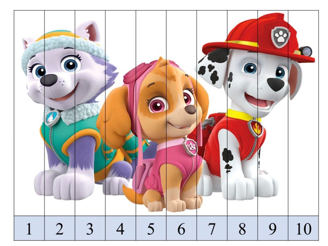 Patrulla de cachorros de rompecabezas para niños de 5 años