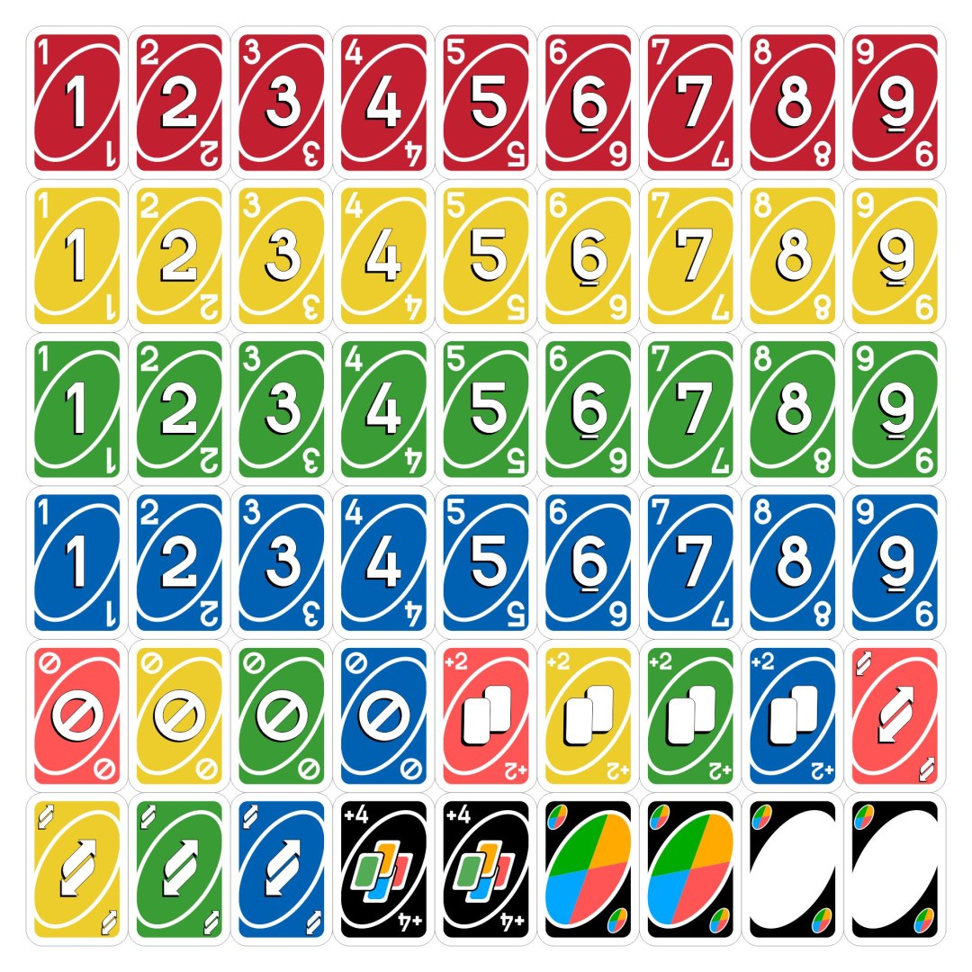 Uno para tarjetas de impresión