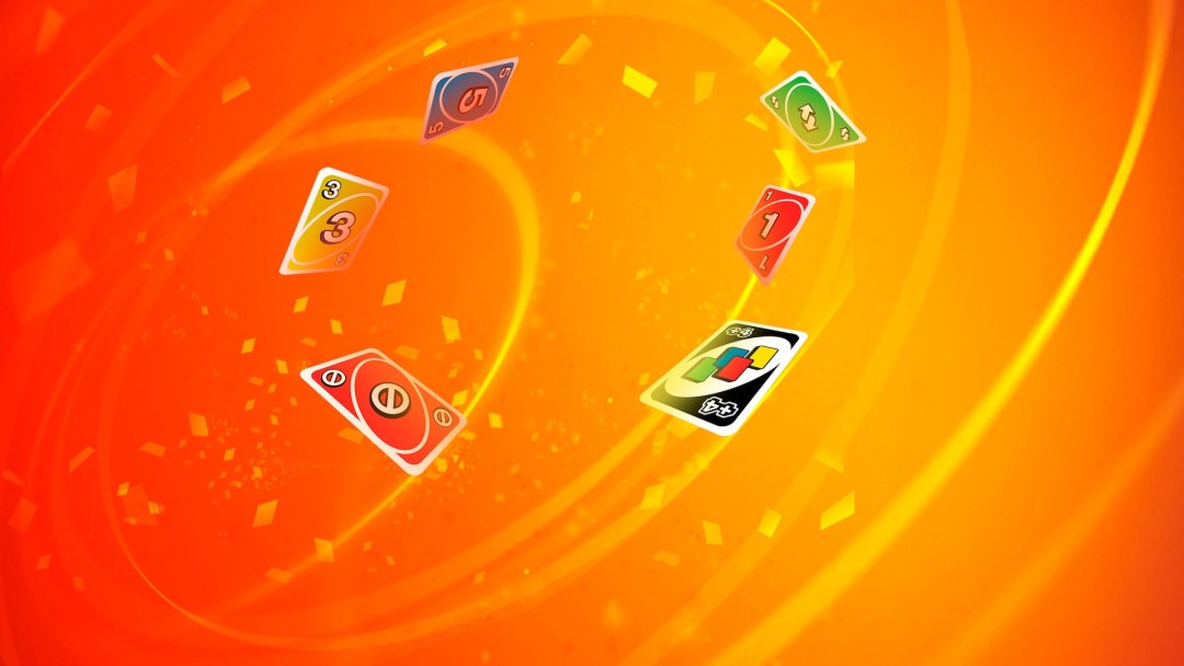 Card Uno juegos sobre la mesa