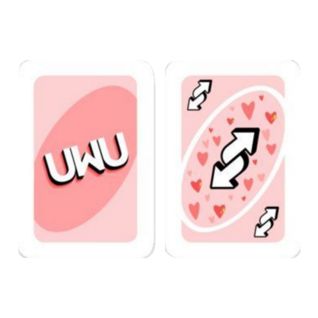 Tarjeta Uno con corazones