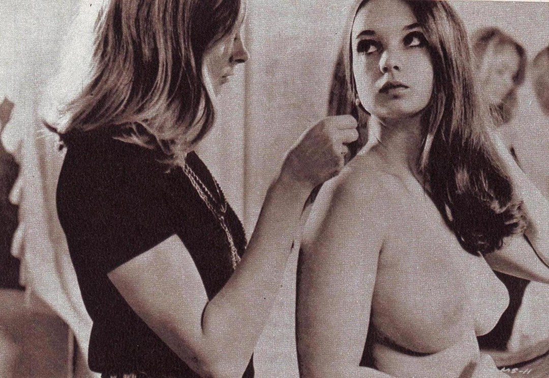 Foto de Christina Lindberg en juventud