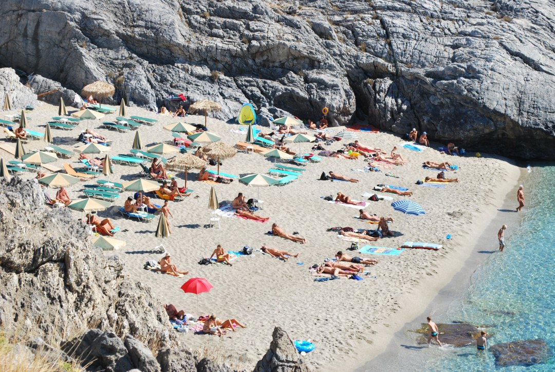 Playa nudiana en sudak