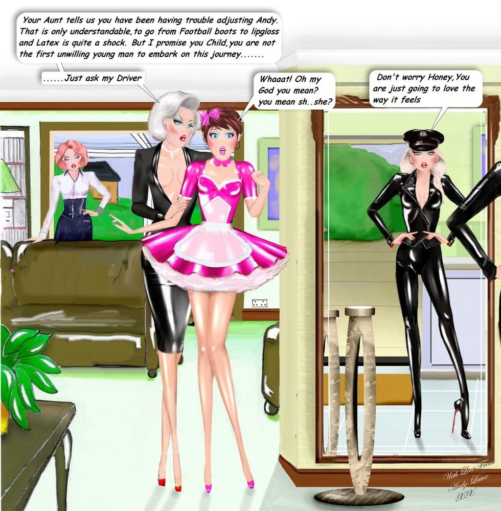 Feminización de látex cómico