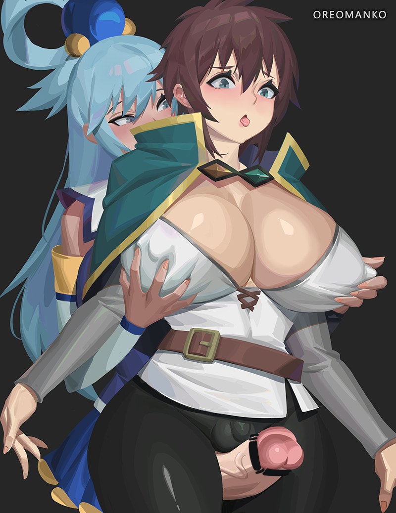 Hentai Konosuba Aqua Futanari