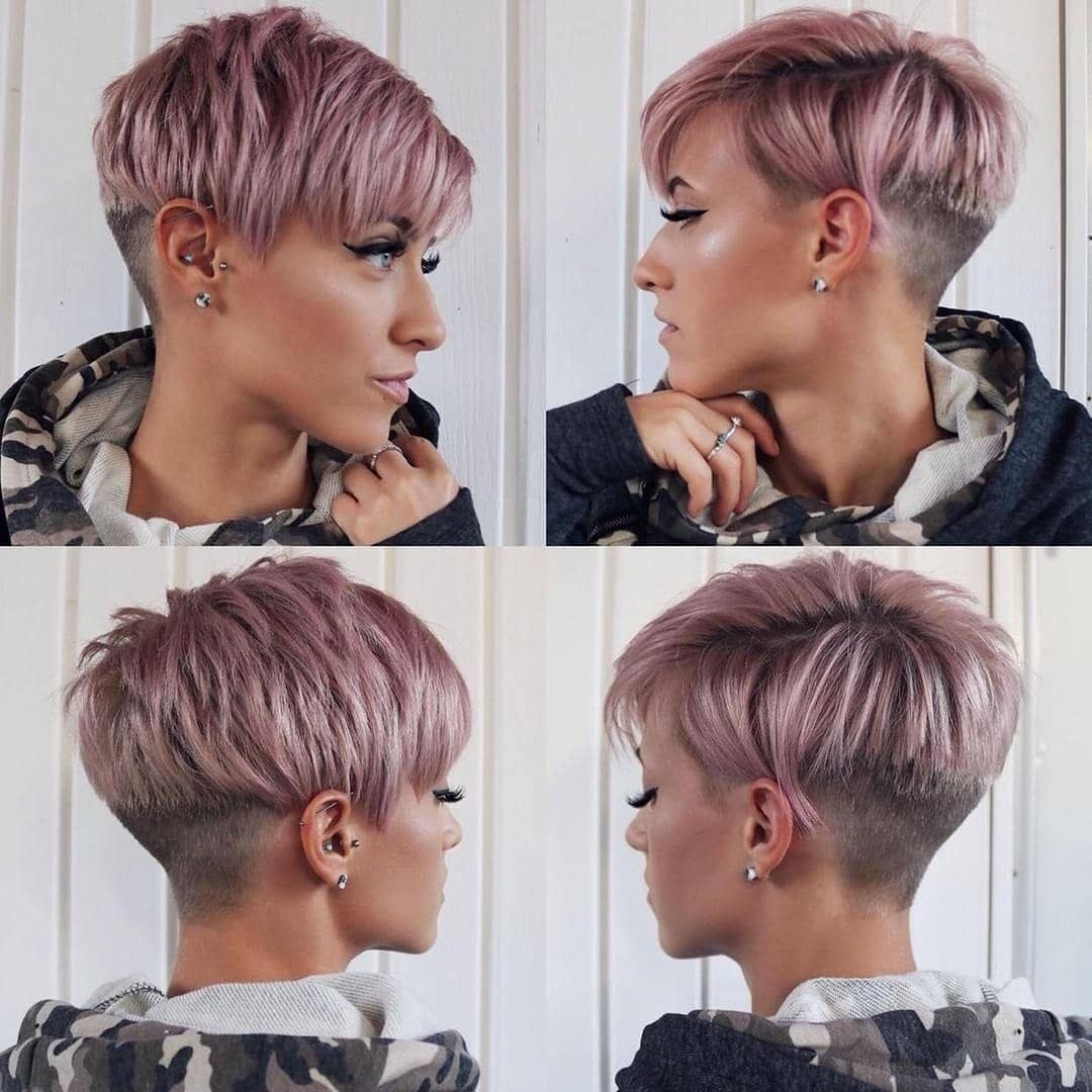 Destacando para un pixie de corte de pelo corto