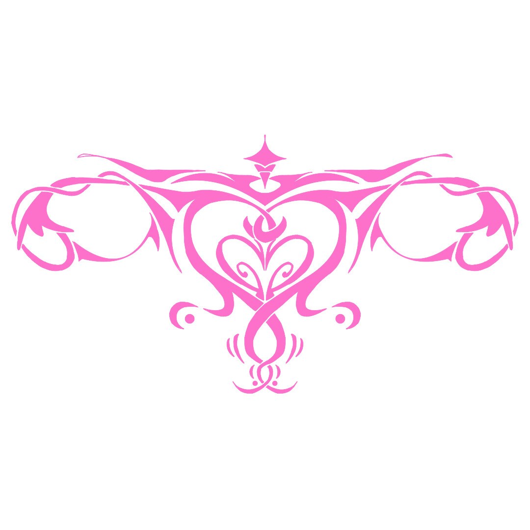 Tatuaje con una línea para niñas son pequeñas