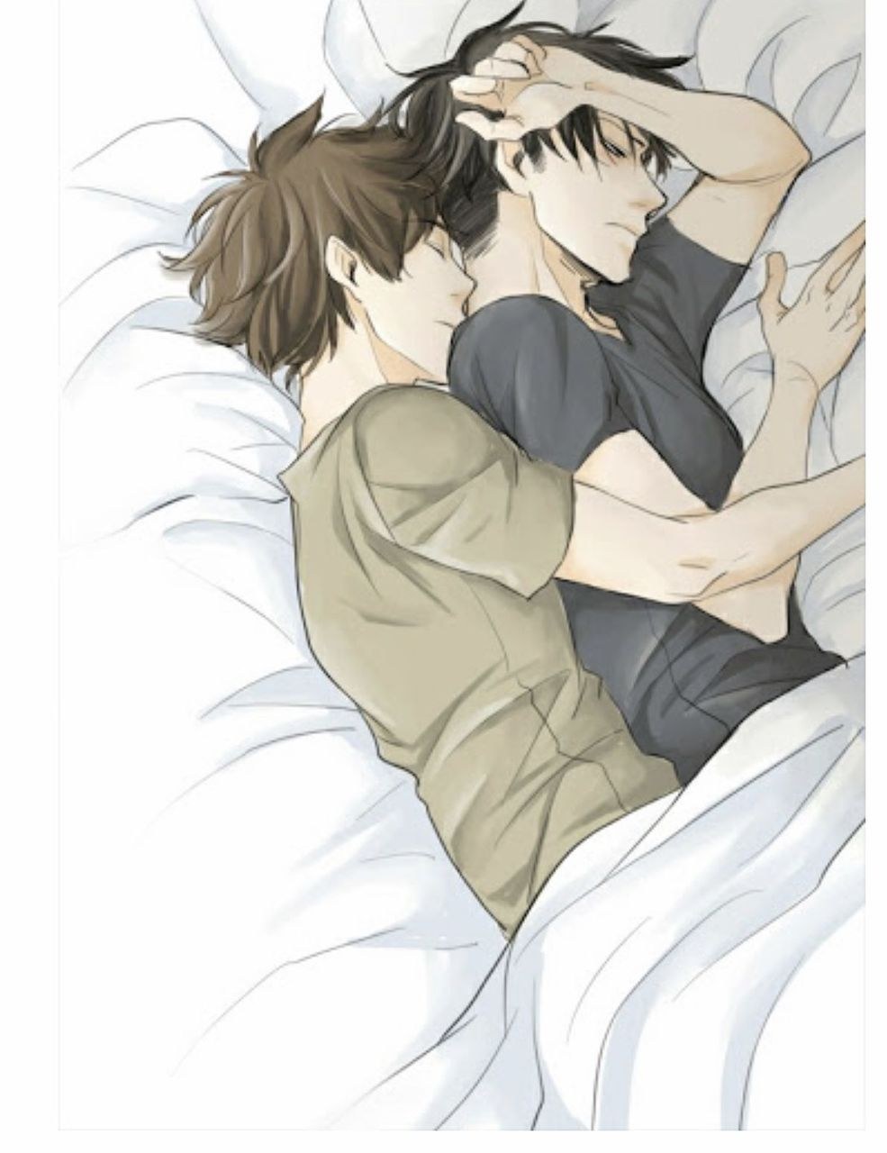 Levy y Eren están durmiendo juntos