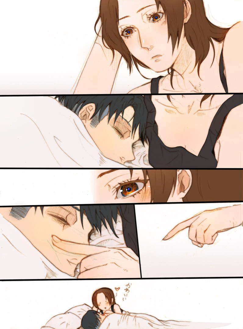 Ataque de los titanes Levy y Hanji Love
