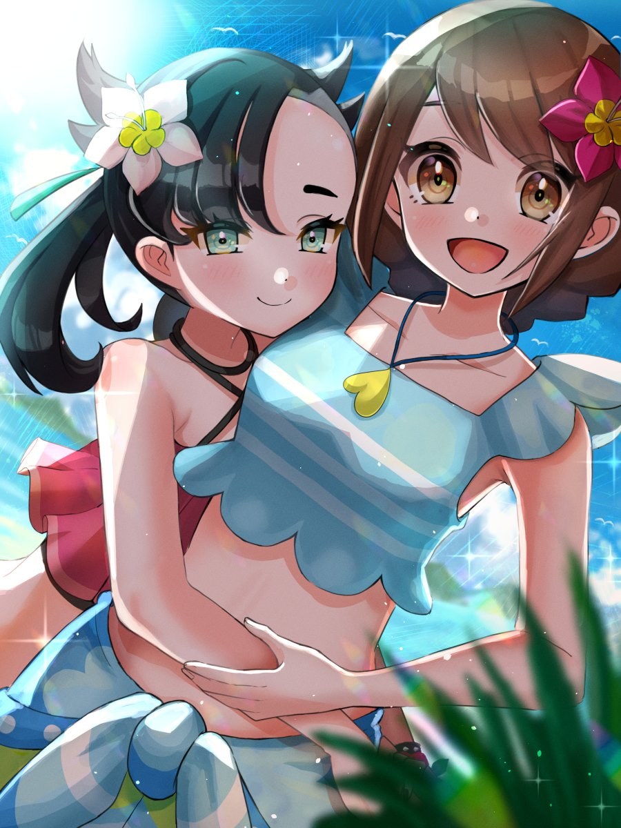 Pokémon Marnie y Gloria Yuri
