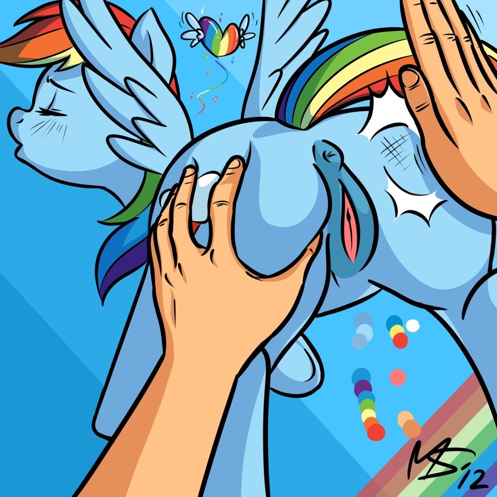 Hentai Rainbow Dash en la ducha