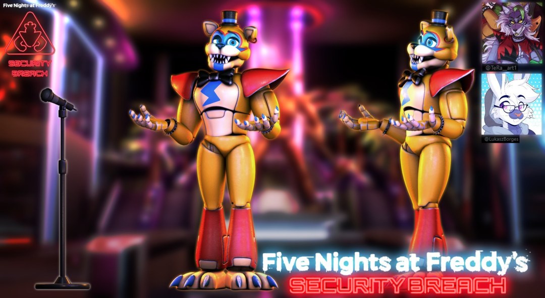 Glamrock Freddy C4D