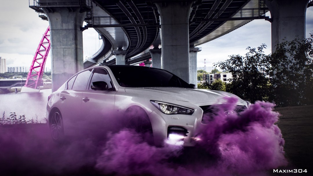Humo violeta
