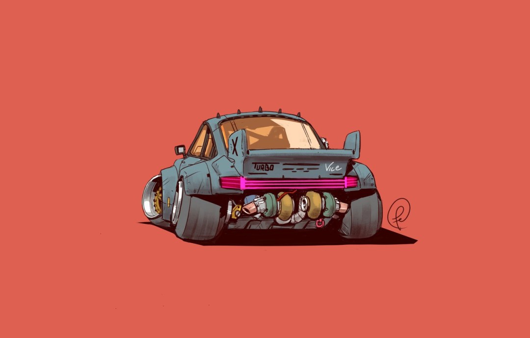 Porsche 911 Cyberpank 2077