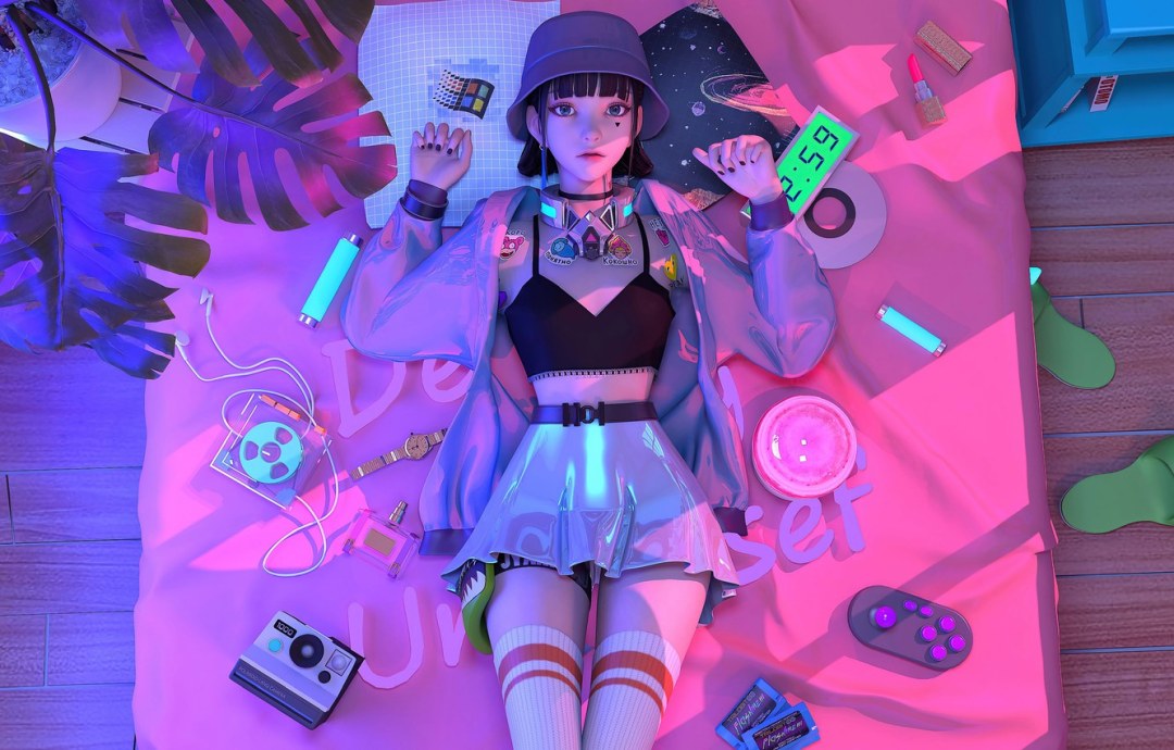 Anime Girl Cyberpank