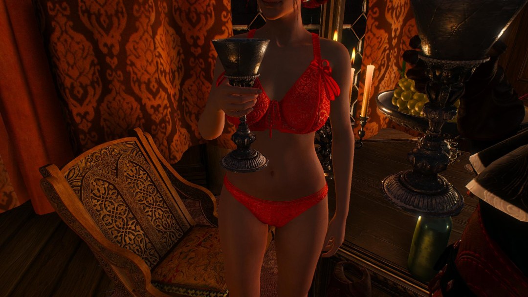 Triss Merigold en lencería