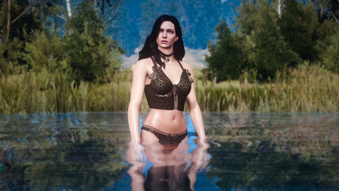 Jennifer Witcher 3 en ropa interior
