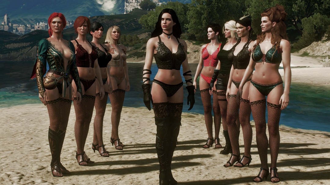 Ciri Jennifer Triss en ropa interior