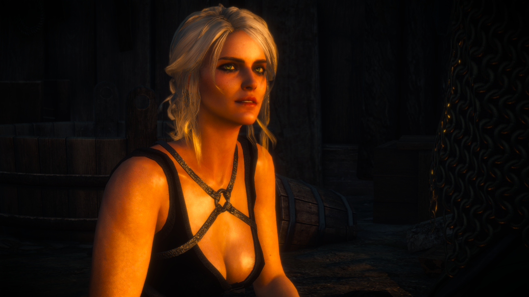 Witcher Tsiri en ropa interior