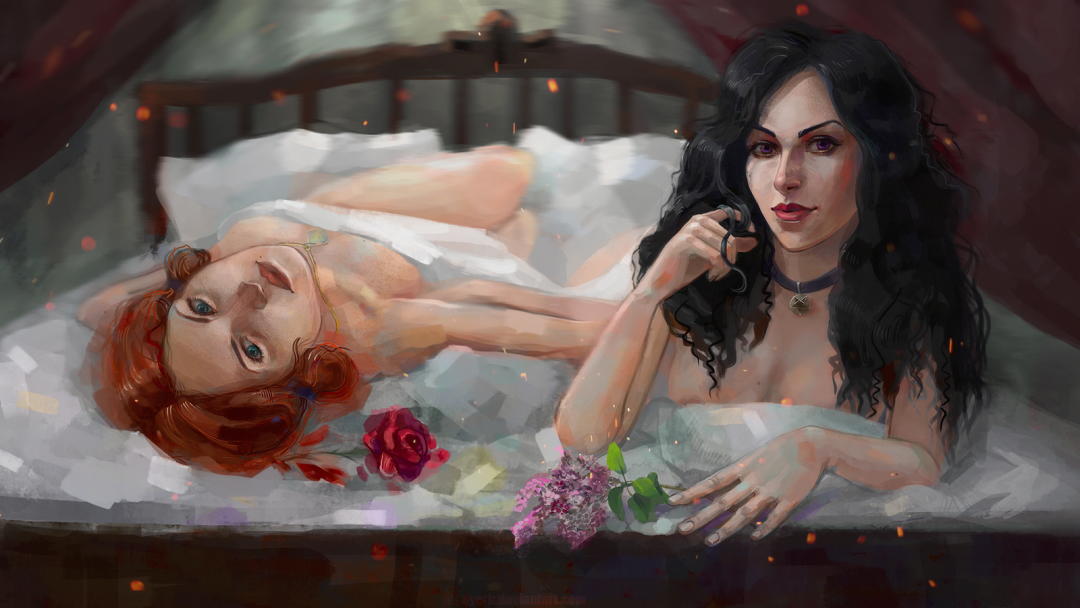 Tsiri witcher 3 cosplay desnudo