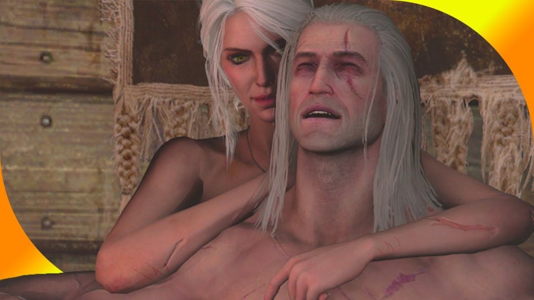 Escena de la cama de Witcher y Tsiri