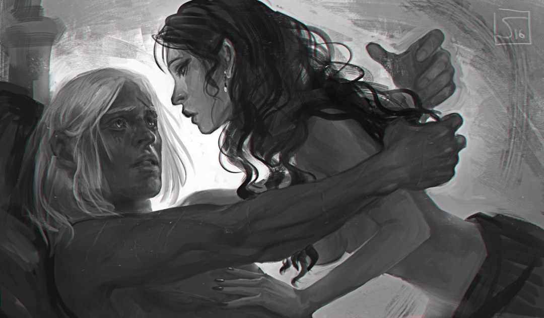 Witcher Geralt y Ciri Love