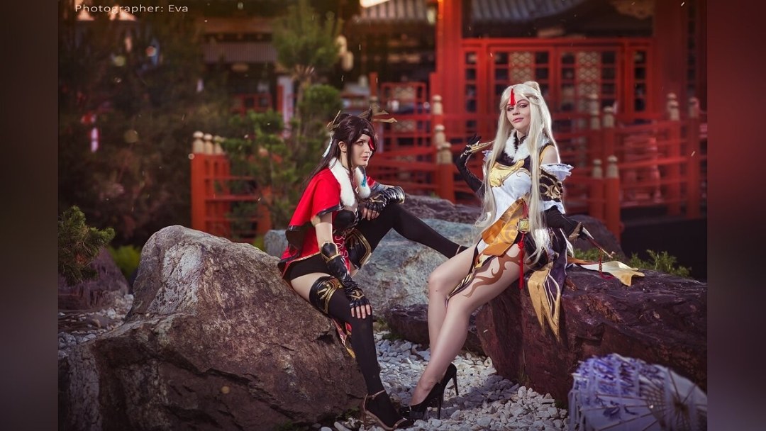 Nin Guan Genshin Impacto Cosplay