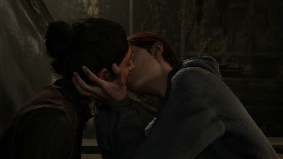 El último de nosotros 2 ellie beso