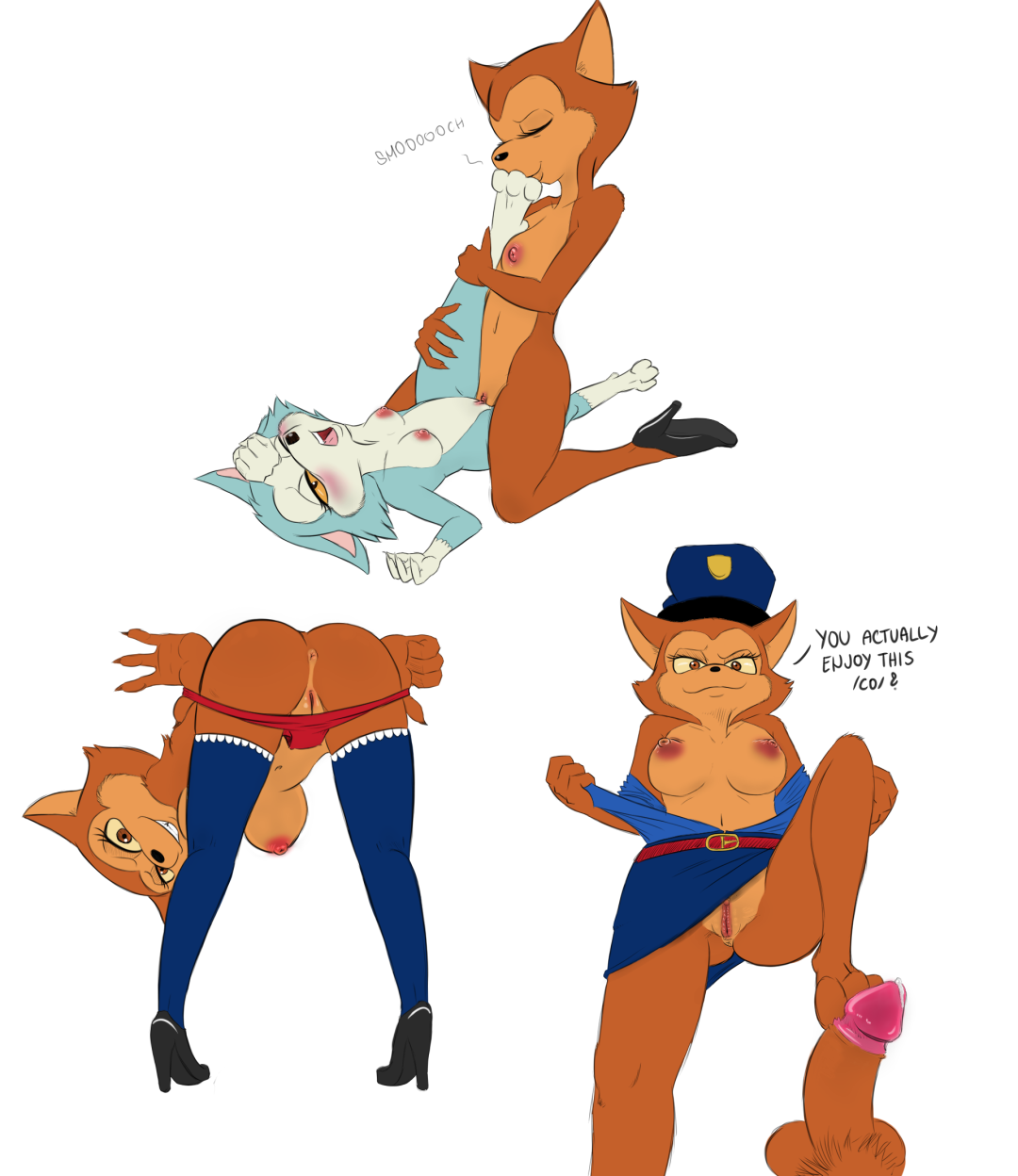 Hentai Comics con un oso de peluche