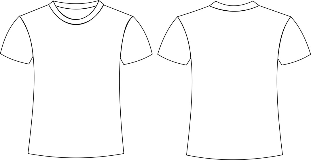 Boceto técnico de camisetas t