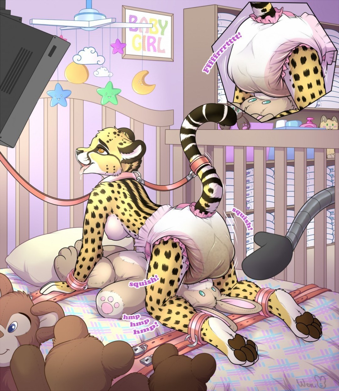 Pañales hentai de Furia