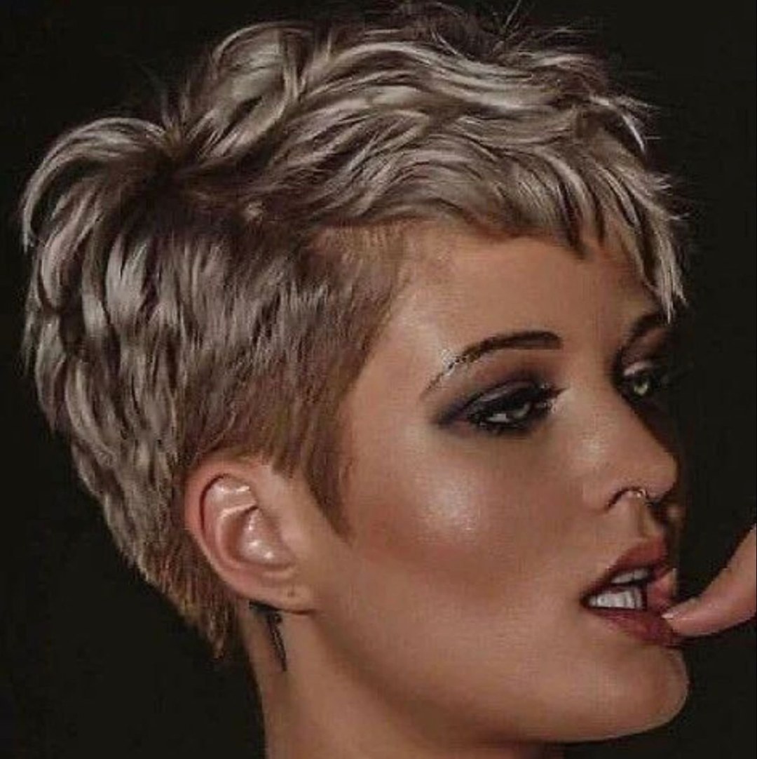 Pixie Bob con una nuca afeitada
