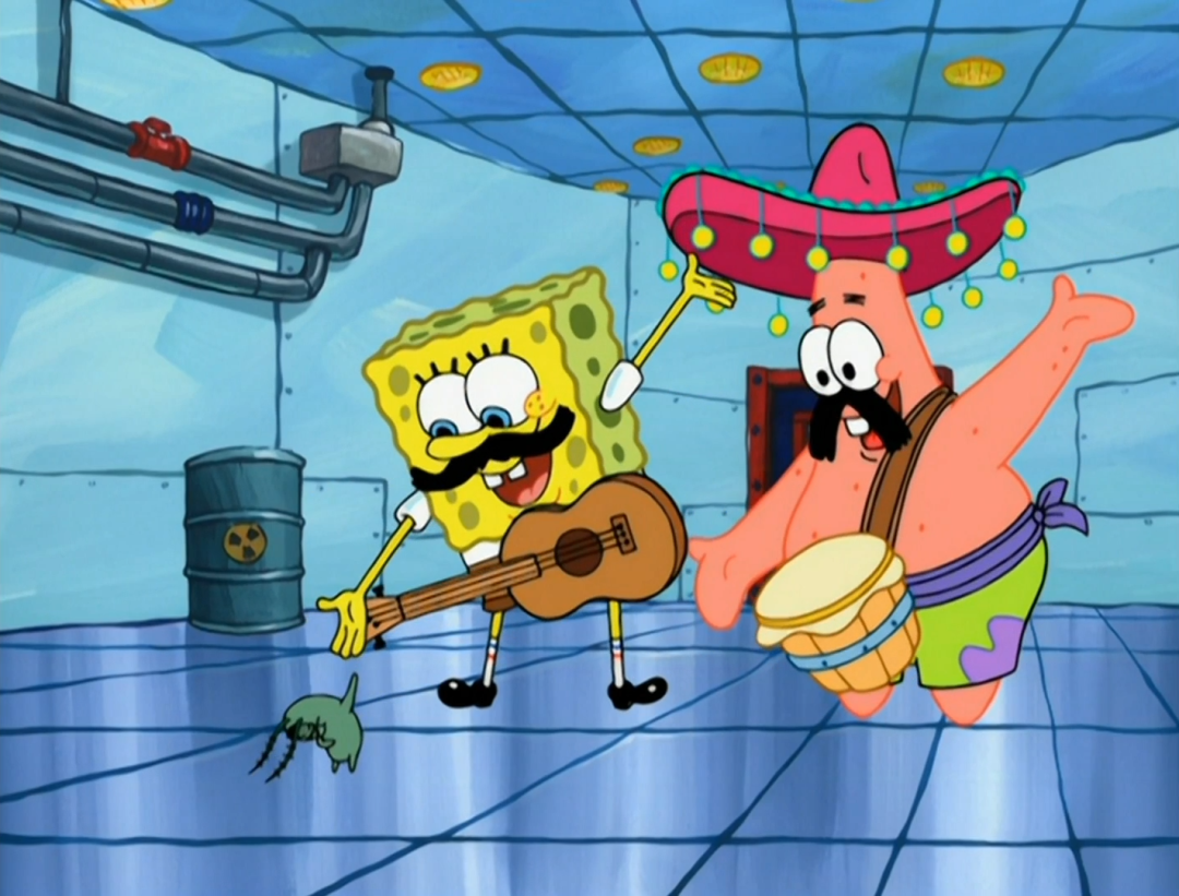 Esponja de pantalones cuadrados bob anime
