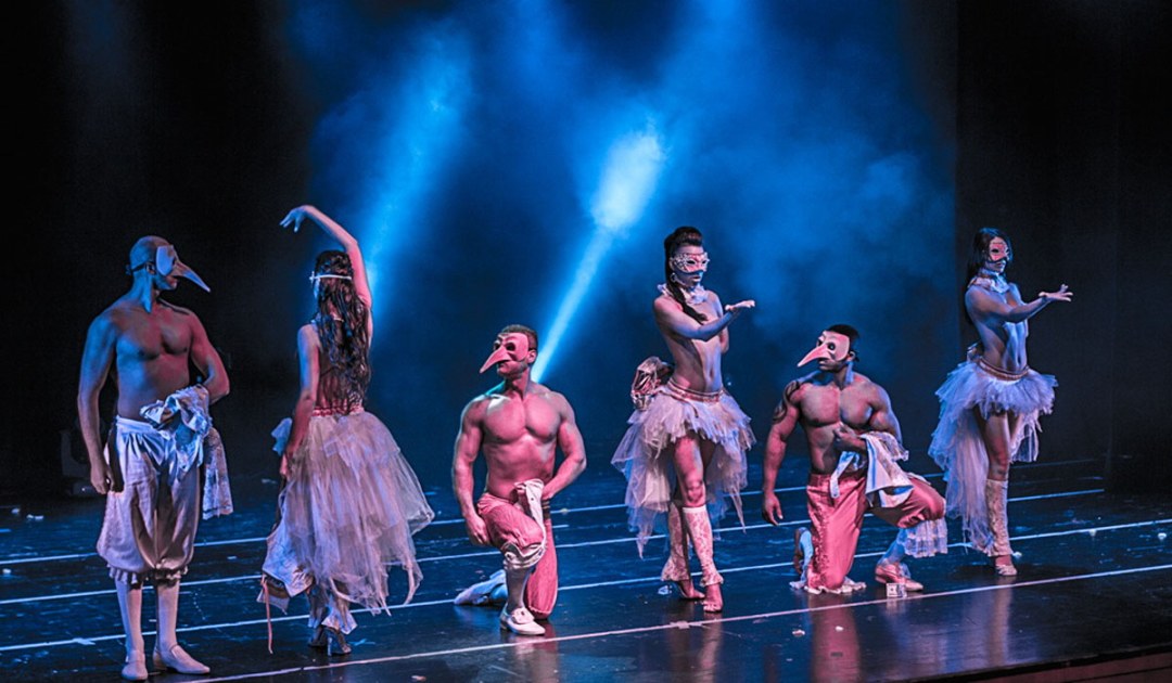 Show de danza del imperio de los ángeles