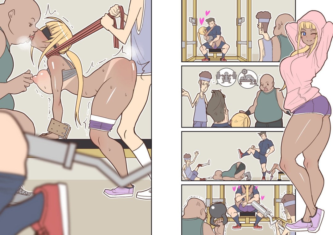 Hentai Comics en el gimnasio