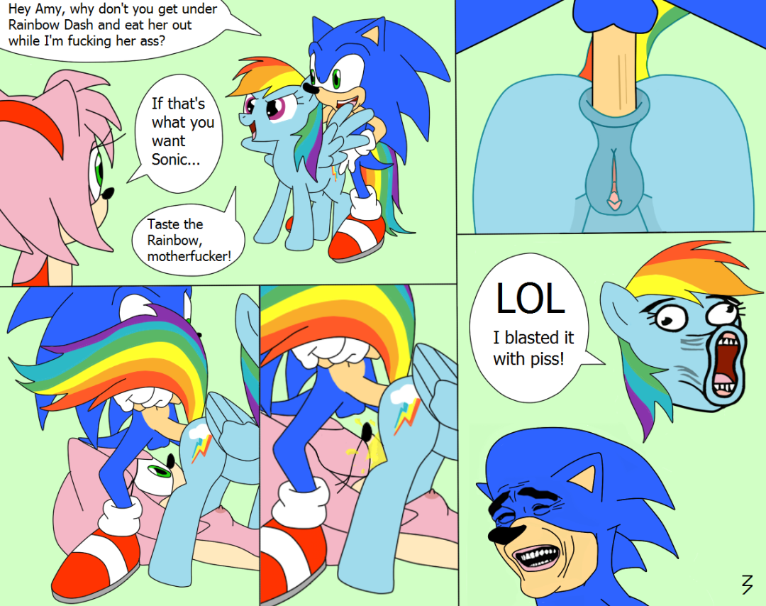 Sonic y Reinbou Dash Shi Hentai