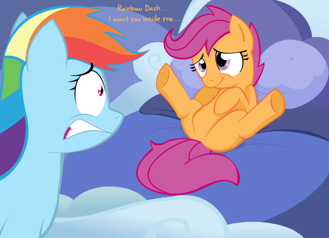 Reinbow Dash y Pinky Pai Hentai
