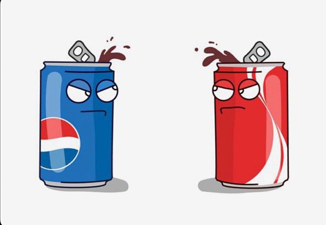 La cola está vertiendo