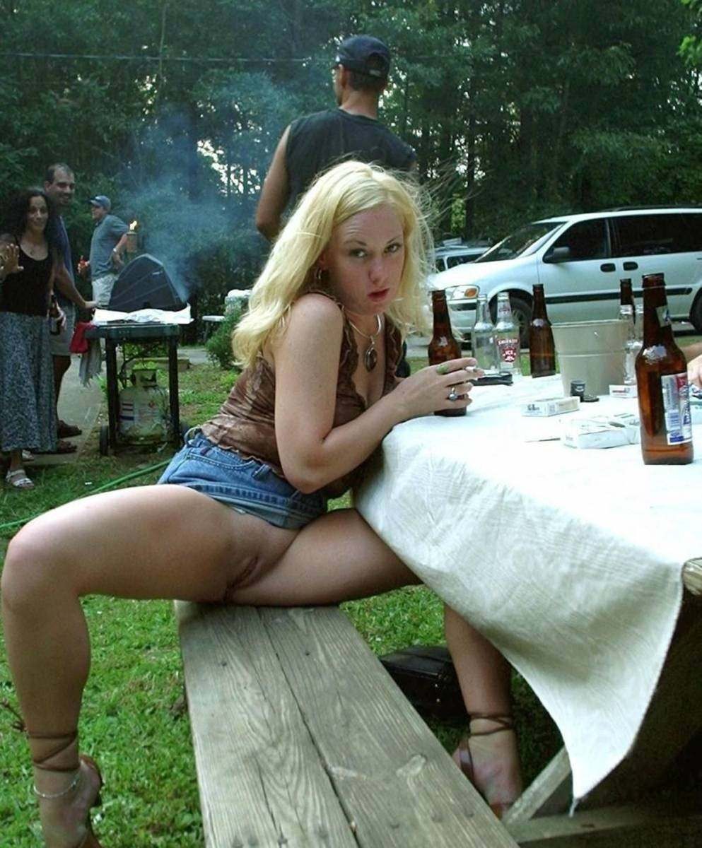 Chicas borrachas sin bragas