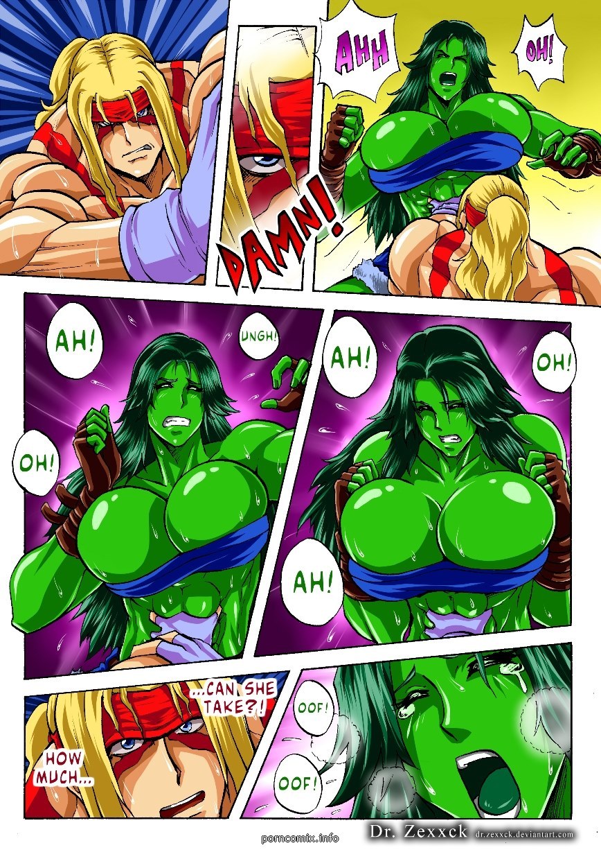 Mujer Halk Hentai Comic