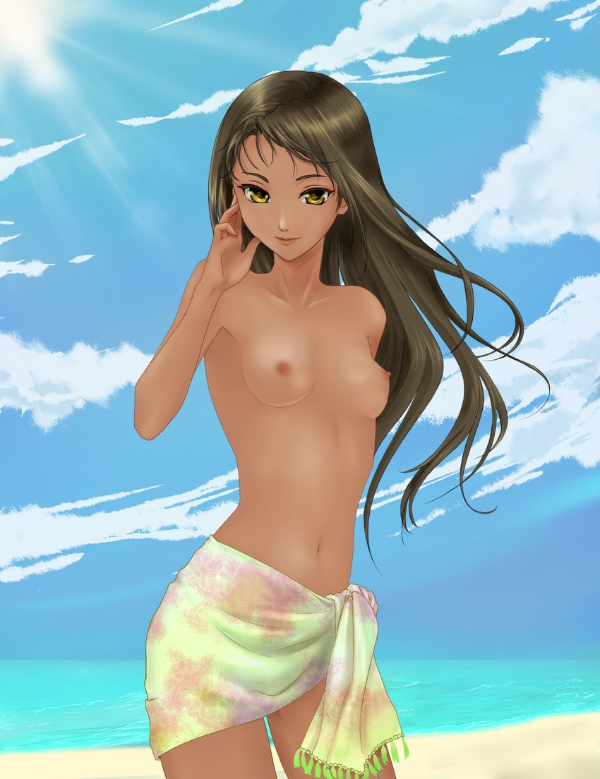 Anime en topless