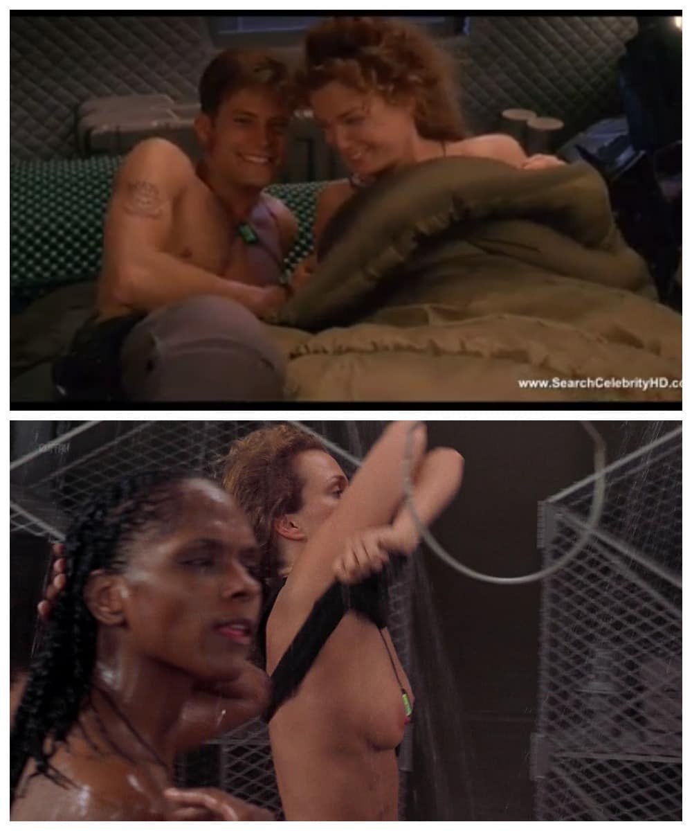 Dizzie Flores Dina Meyer con tetas
