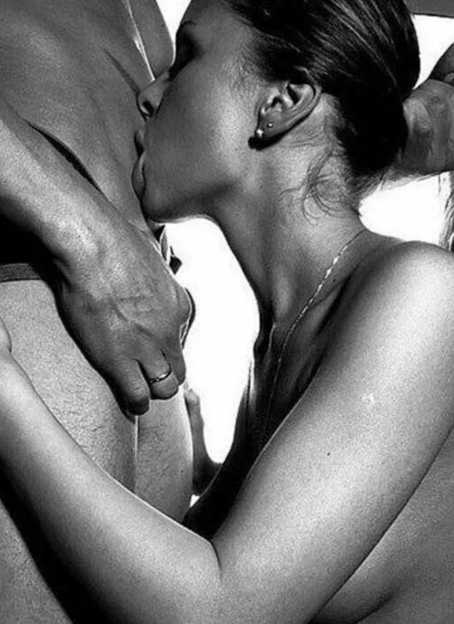 Besos eróticos apasionados