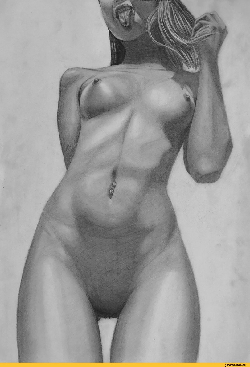 Cintura delgada desnuda pintada