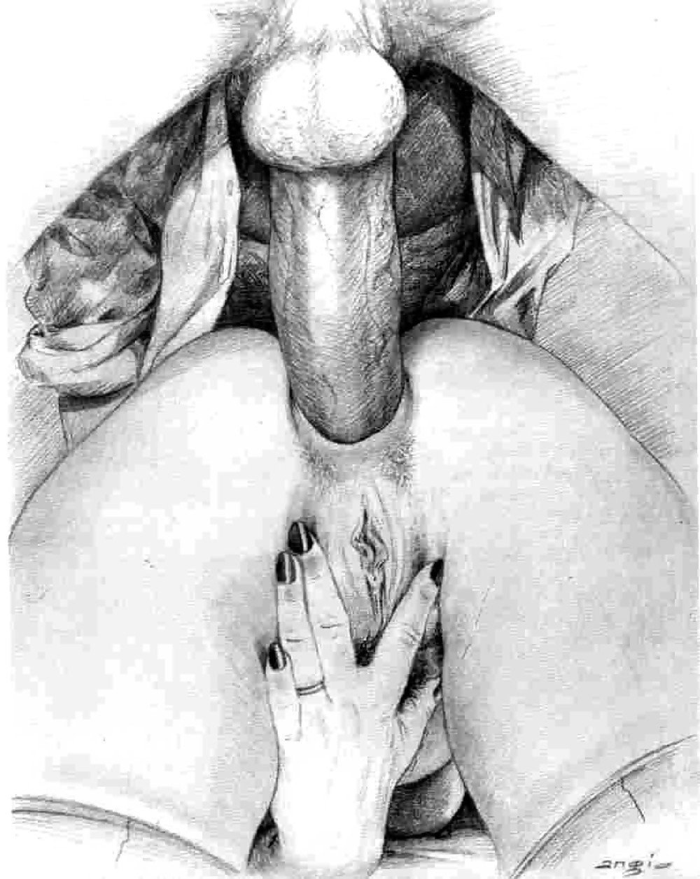 Dibujos pornográficos con un lápiz