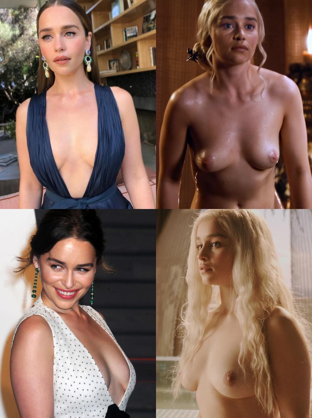 Emilia Clark Game of Thrones senos