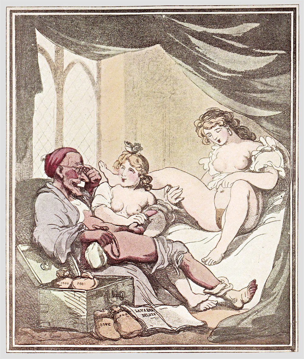 Grabados eróticos de Thomas Rowlandson