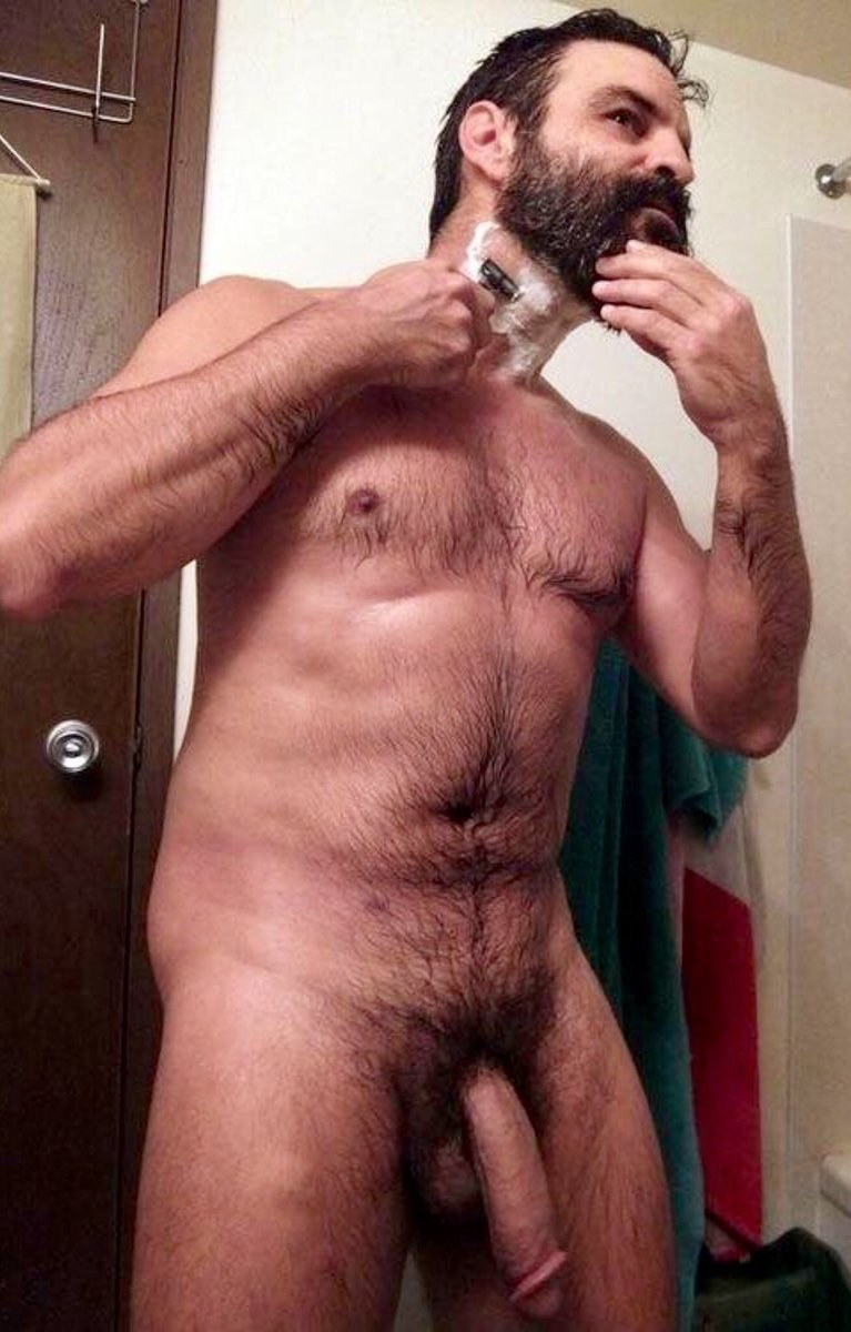 Hombres peludos sanos desnudos