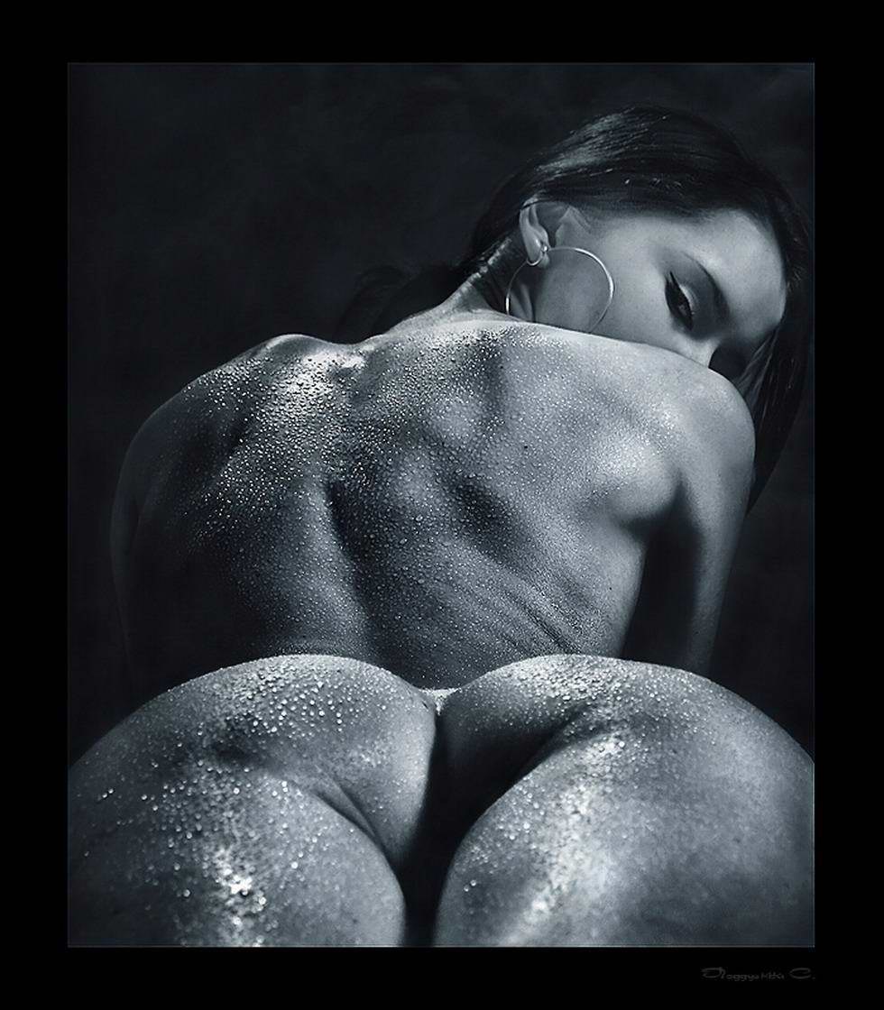 Macro de chicas desnudas