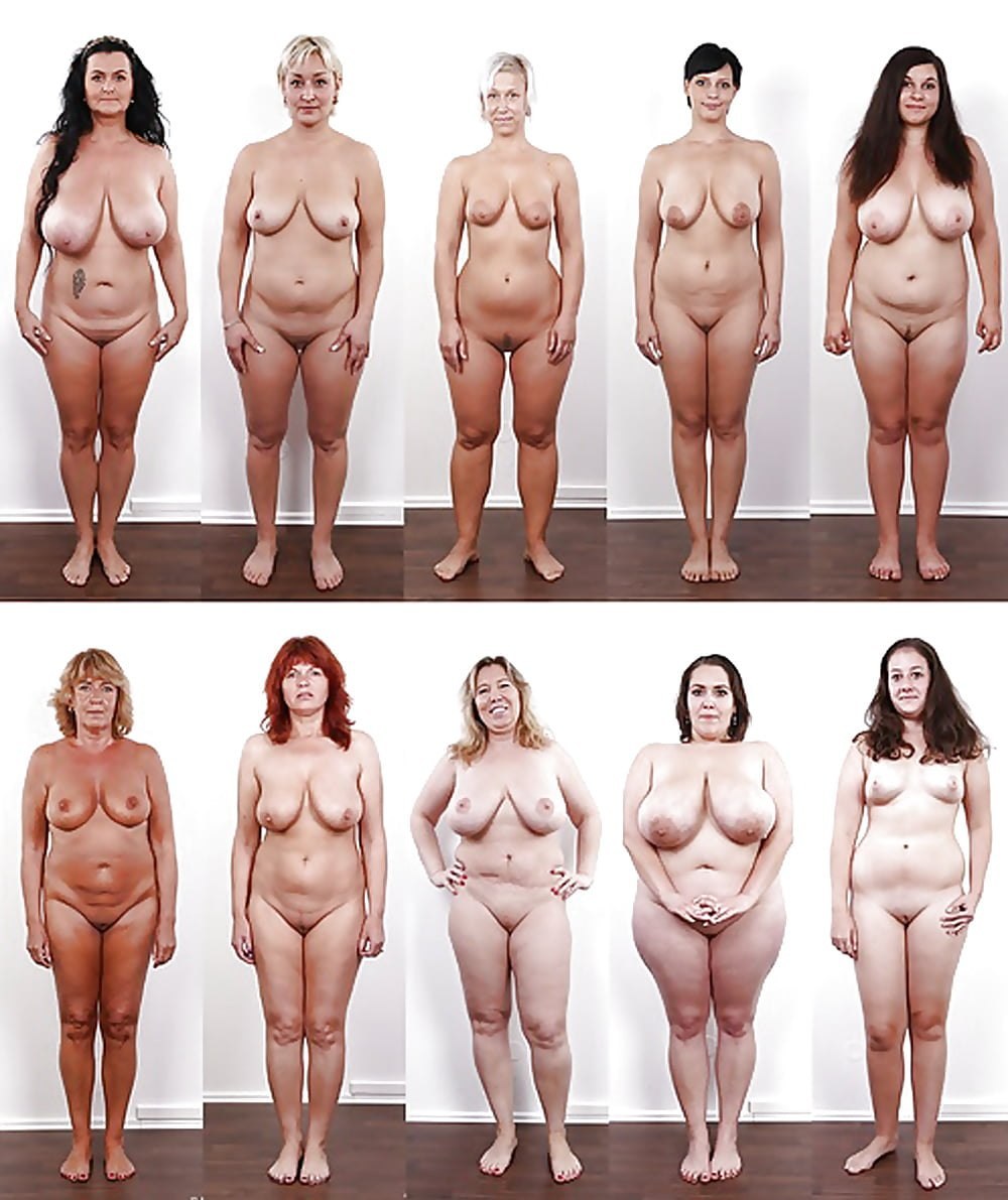 Casting de mujeres desnudas de cuerpo entero